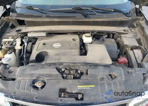 2014 Nissan Pathfinder Platinum из США, поврежденный, VIN 5N1AR2MN3EC666265